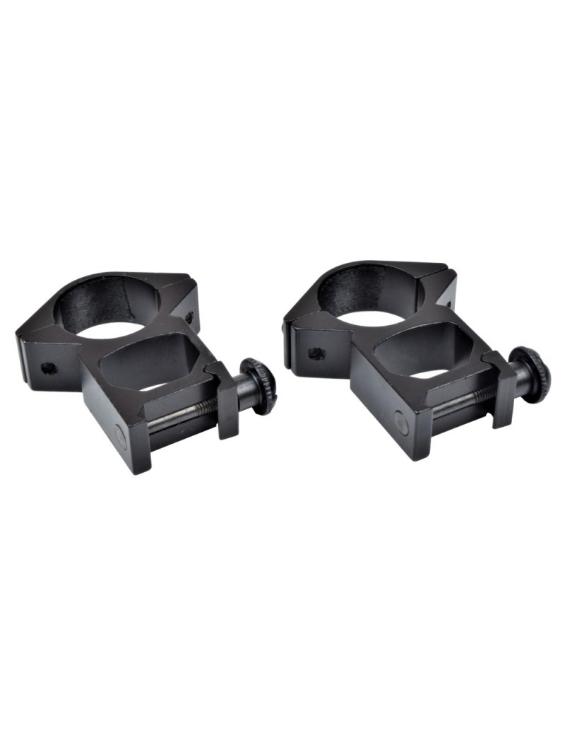 JS-TACTICAL 1 "HIGH RINGS FOR 20mm SLIDES BLACK [JS-M2006]