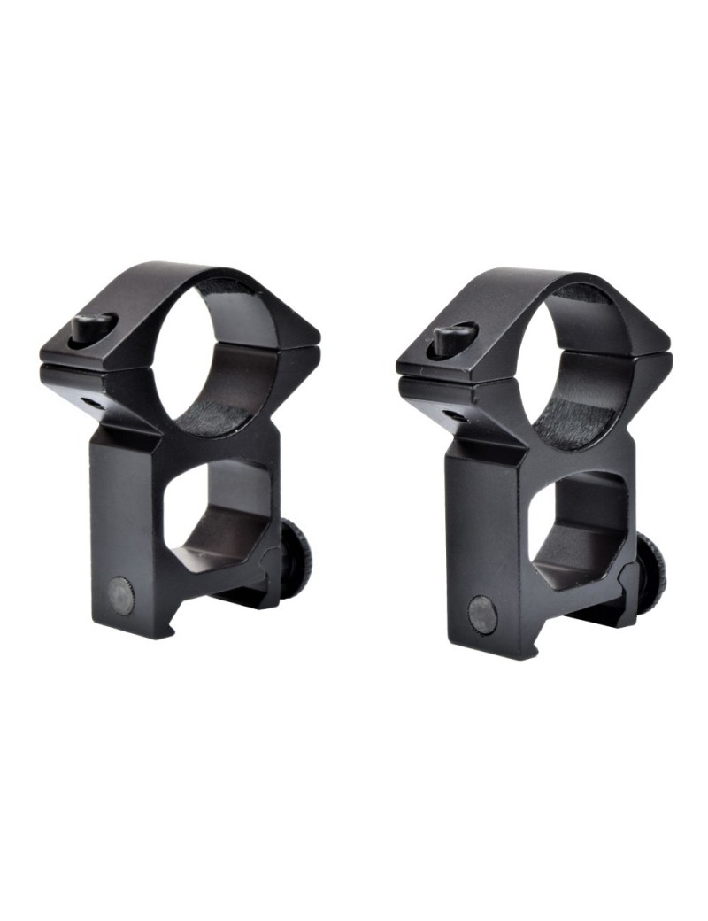 JS-TACTICAL 1 "HIGH RINGS FOR 20mm SLIDES BLACK [JS-M2006]