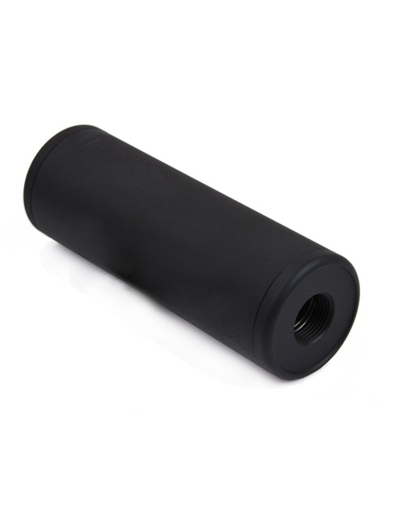 'METAL' SMOOTH STYLE SCHALLDÄMPFER AUSFÜHRUNG 100X35 SCHWARZ [ME2020-B]