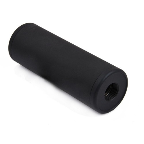 METAL SMOOTH STYLE SILENCER VERSION 100X35 BLACK [ME2020-B]