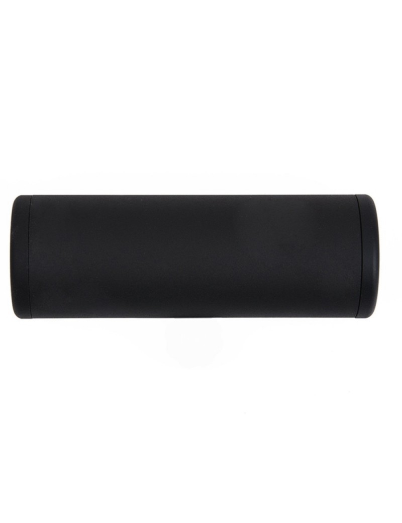 METAL SMOOTH STYLE SILENCER VERSION 100X35 BLACK [ME2020-B]