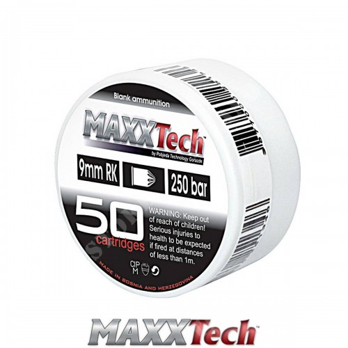 BLANK CASES MAXX TECH CALIBER 380 9 MM RK [MX-S380]