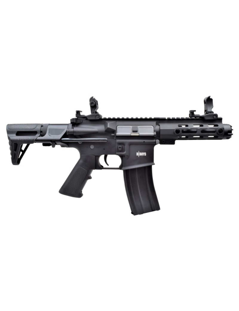 FUSIL ELECTRICO D'BOYS M4 PDW NEGRO [1131]