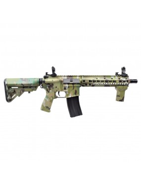 D'BOYS  FUSIL ELECTRICO M4 9,5" METAL MULTICAM [4982M-M]