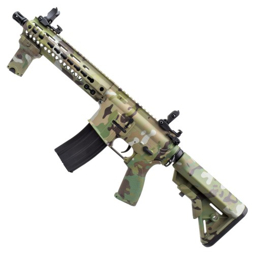 D'BOYS  FUSIL ELECTRICO M4 9,5" METAL MULTICAM [4982M-M]