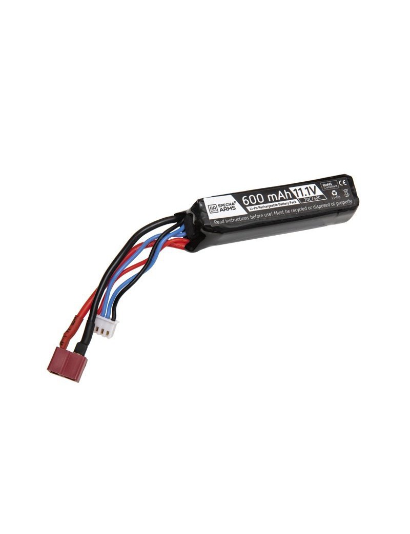 SPECNA ARMS BATTERIA LIPO 11.1V 600MAH 20/40C PER PDW DEANS [SPE-06-028188]