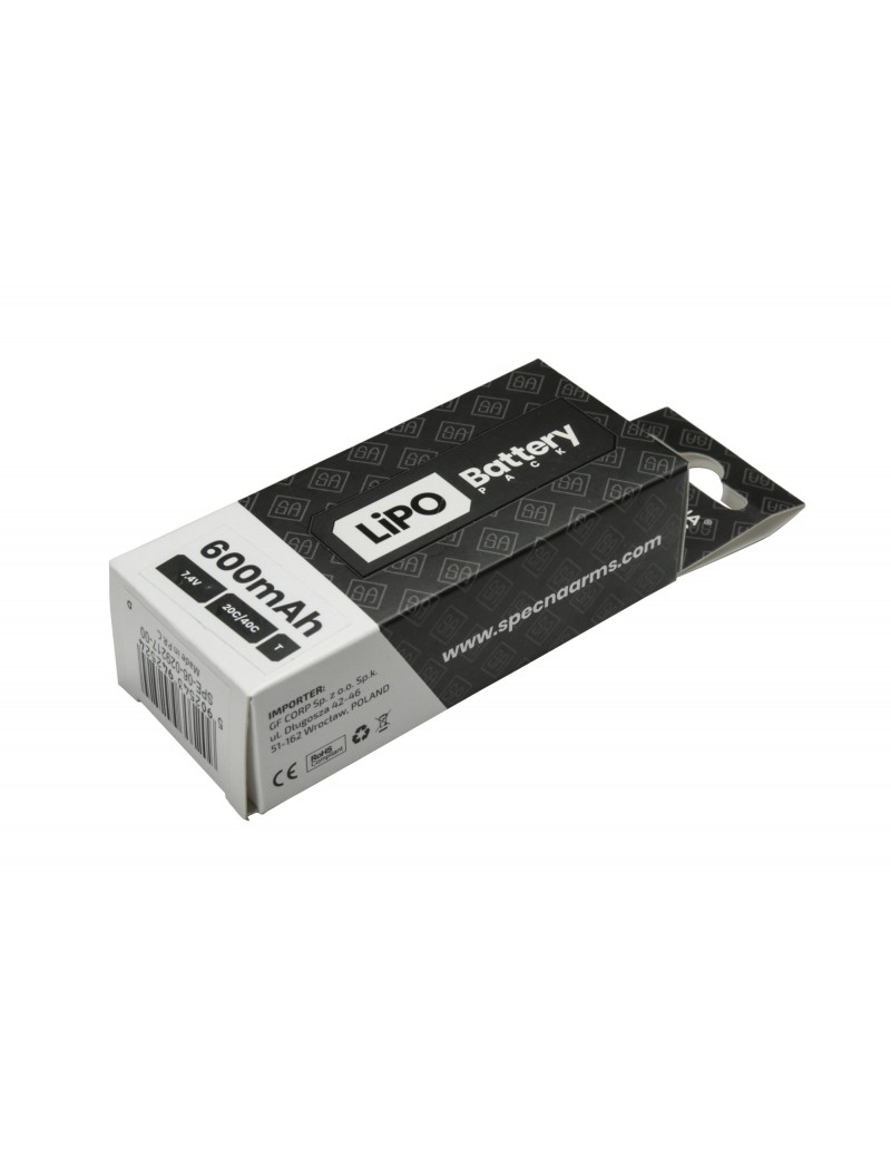 SPECNA ARMS LIPO BATTERY 7.4V 1000MAH 20/ 40C FOR PDW TAMIYA [SPE-06-029217]