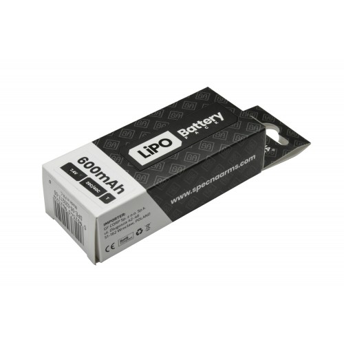 SPECNA ARMS LIPO BATTERY 7.4V 1000MAH 20/ 40C FOR PDW TAMIYA [SPE-06-029217]