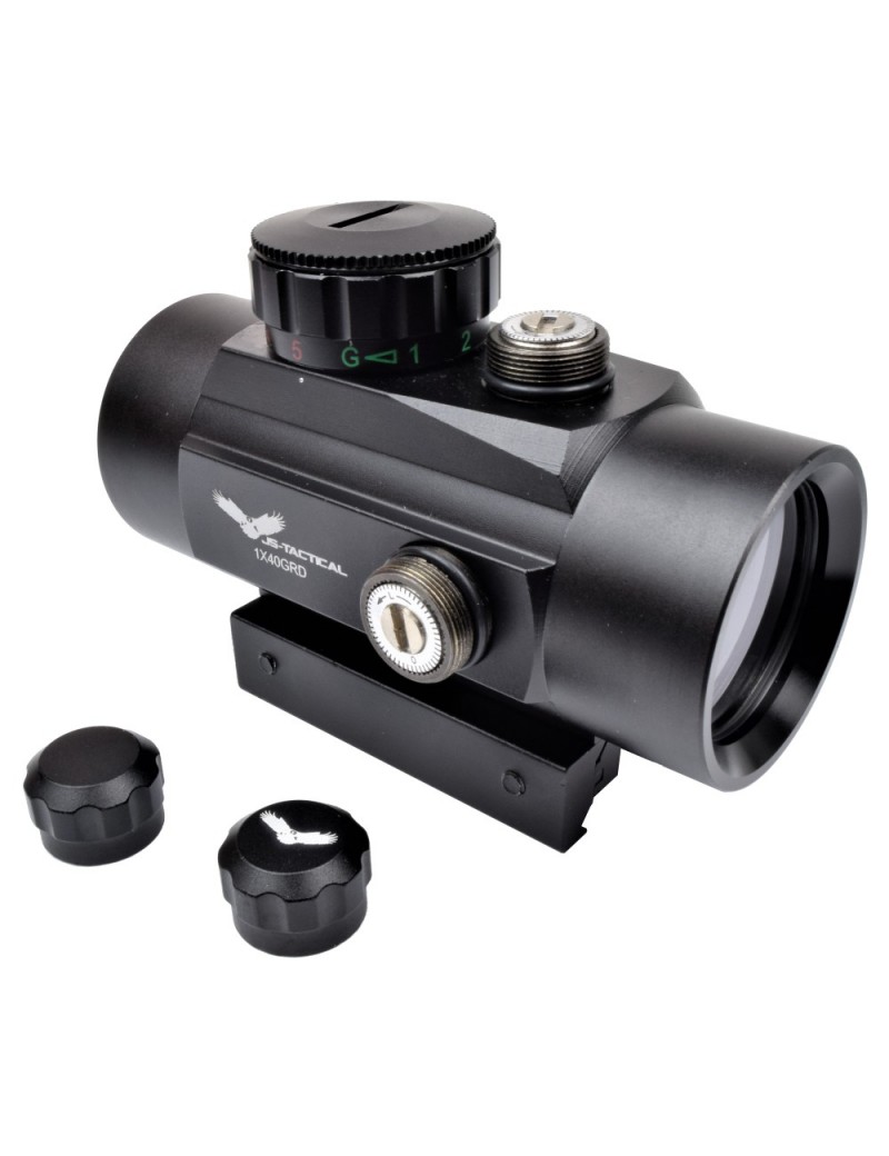 JS-TACTICAL TUBE POINT ROUGE 40MM NOIR [JS-1X40GRD]