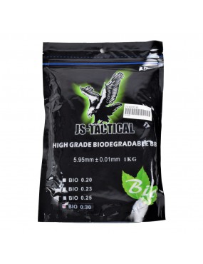 BB'S BIODÉGRADABLES JS-TACTICAL 0,30gr 3333pz [JS-BIO 0.30]