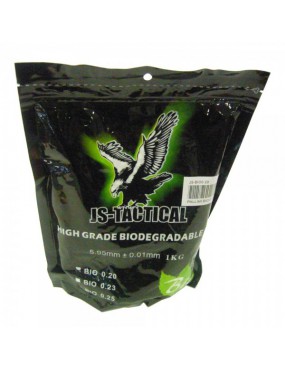 JS-TIROS TACTICOS BIODEGRADABLES DE 0,20gr 5000pcs [JS-BIO 0.20]