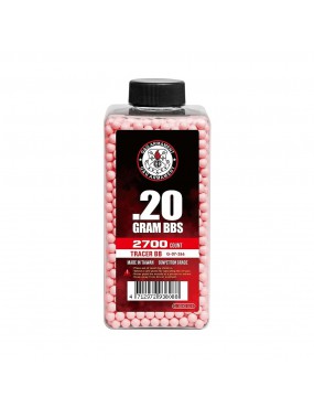 G&G TRACER SHOTS 0.20G BOTTLE 2700 BB RED [G07266]