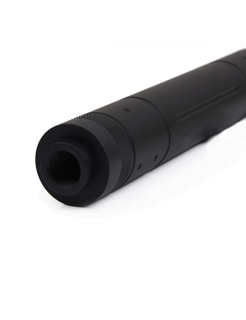 METAL SILENCIADOR TIPO D VERSION 195X31 NEGRO [ME2012-B]