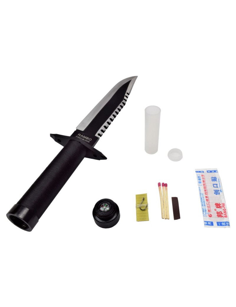 COLTELLO RAMBO 1 CON FODERO  [RM-H1]