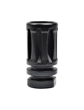 METAL FLASH HIDER 14MM CLOCKWISE THREAD BLACK [SP14]