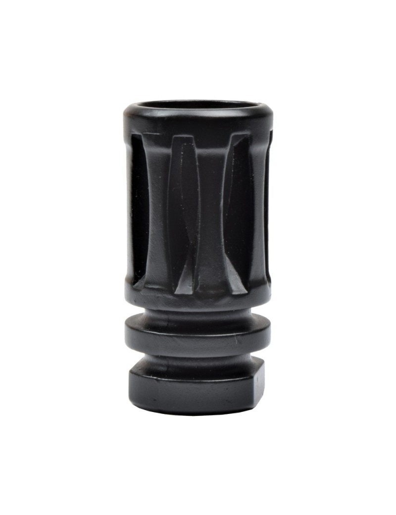 METAL FLASH HIDER 14MM CLOCKWISE THREAD BLACK [SP14]