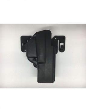 SCHWARZER HOLSTER SHWC8 + 8K29 FÜR 92/98 MIT FEDERBEFESTIGUNG IN EINSPRITZGEFORMTEM POLYMER [SHWC000N] 2