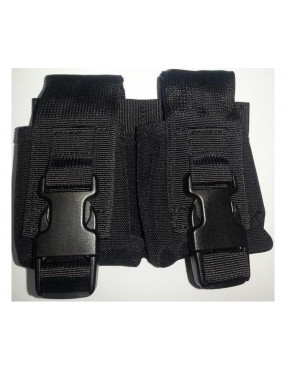 DOUBLE BLACK GRENADE POCKET [D5-GP02 B]