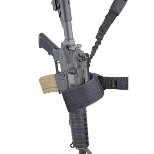 DEFCON 5 WEAPON CATCH NEGRO BANDA DE BLOQUEO DEL RIFLE LATERAL [D5-WC B]