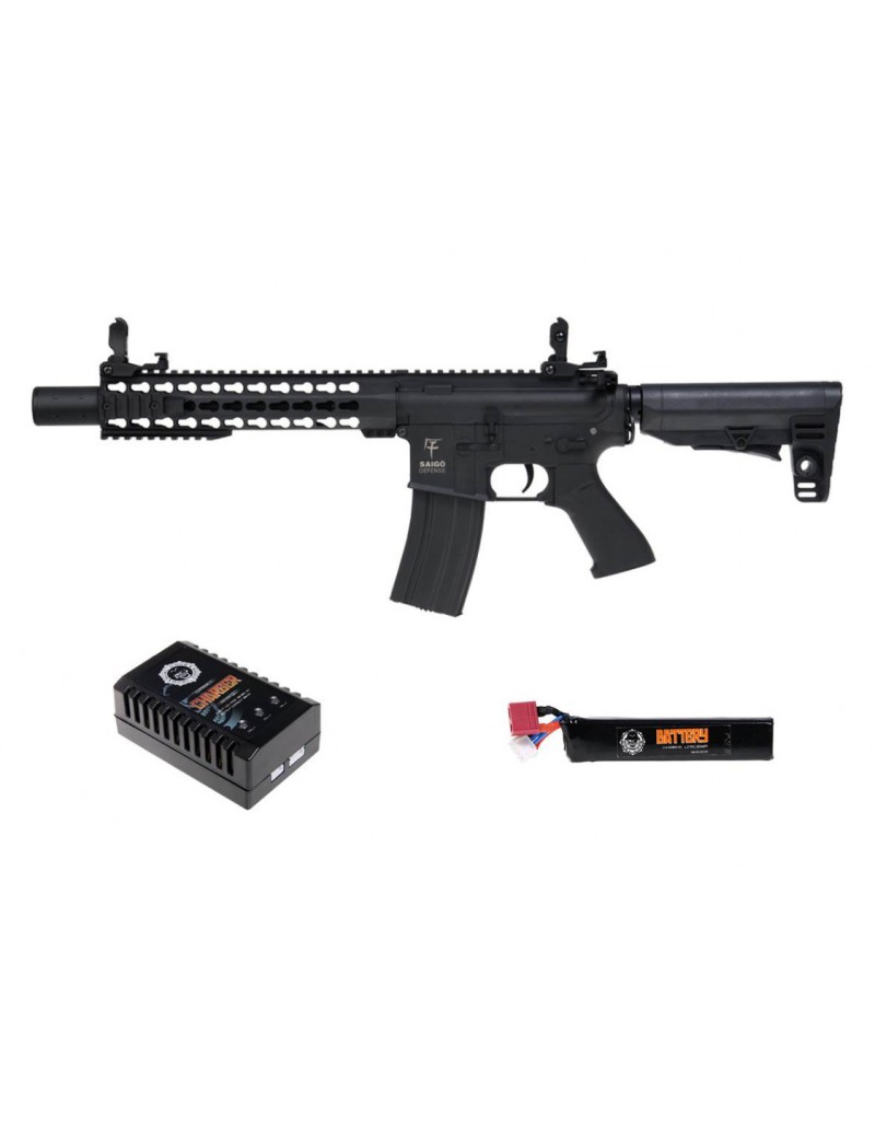 AEG KENJI LONG BLACK COMBO SAIGO DEFENSE [SGM4001BC]