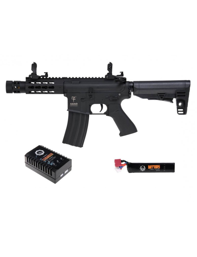 SAIGO DEFENSE KENJI SHORT BLACK COMBO AEG [SGM4002BC]