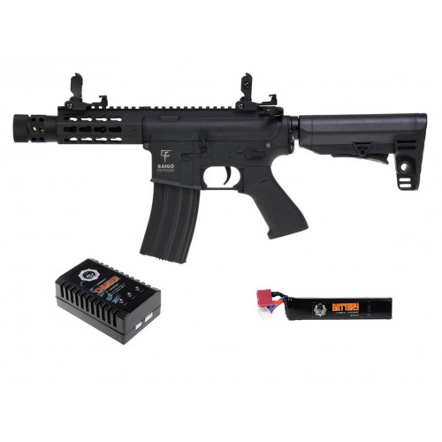 SAIGO DEFENSE KENJI SHORT BLACK COMBO AEG [SGM4002BC]