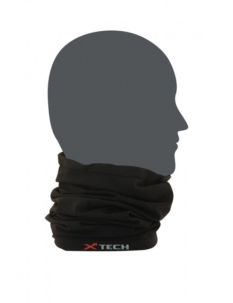 TUBULAR BANDANA / THERMAL NECK WARMER X TECH X-TUBE FROM +15 TO -15 COLOR GREEN ONE SIZE [X-TUBE VERDE]