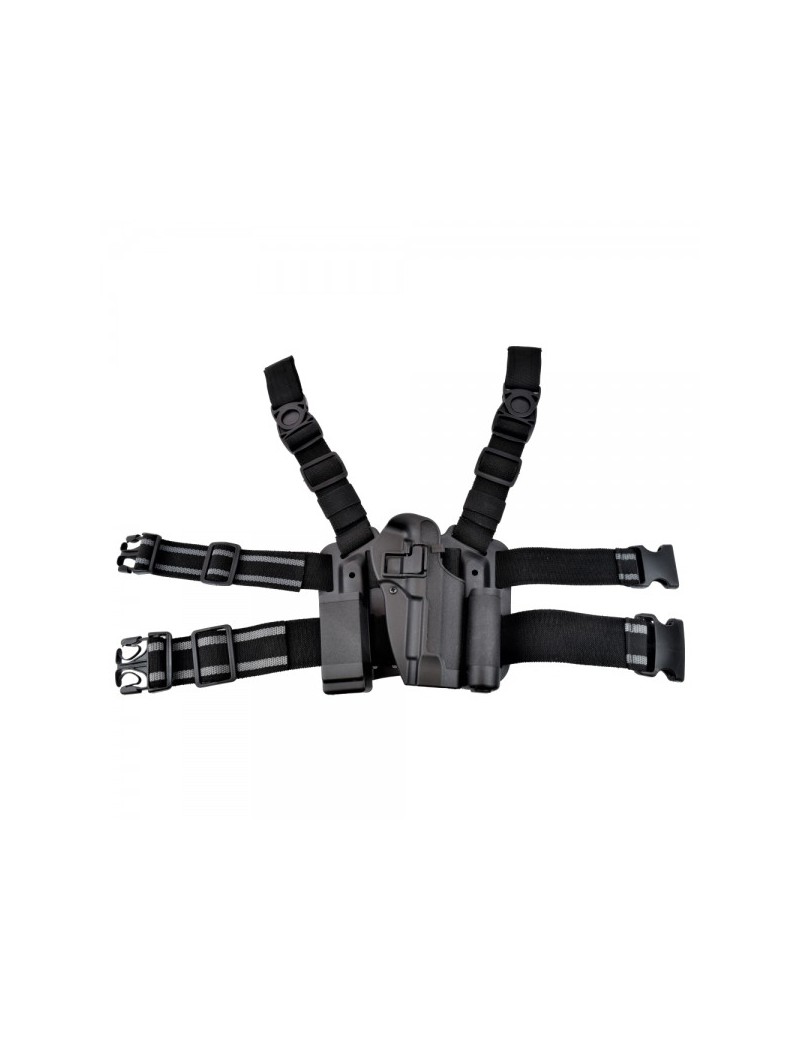 HOLSTER DE JAMBE ROYAL POUR M92 NOIR [HKIT-M9-B]