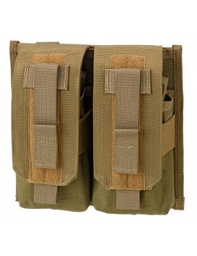 PORTA CARICATORE DOPPIO A MOLLE M4 - AK DOUBLE COYOTE TAN  [D5-M4AKD CT]