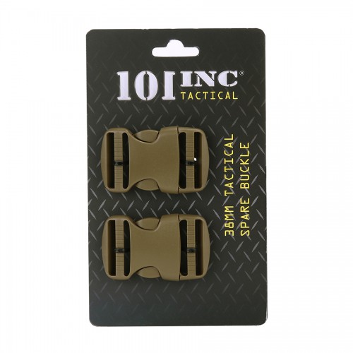 101 INC FIBBIA DI RICAMBIO TATTICA 38 MM SET 2 PZ [245182]