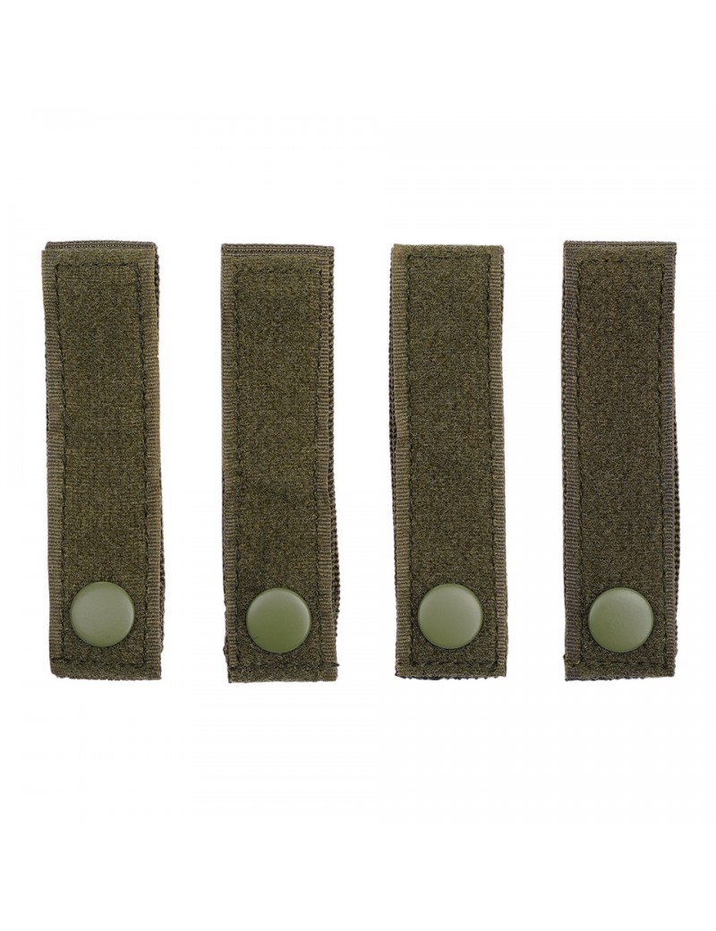 101 INC SET DI 4 CINGHIE CON VELCRO MONTABILI SUI SISTEMI MOLLE VERDE [359976V]