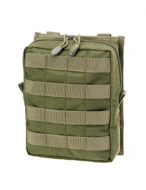 LARGE UTILITY FIELD POUCH DEFCON 5 GREEN POCKET [D5-UPAVX OD]