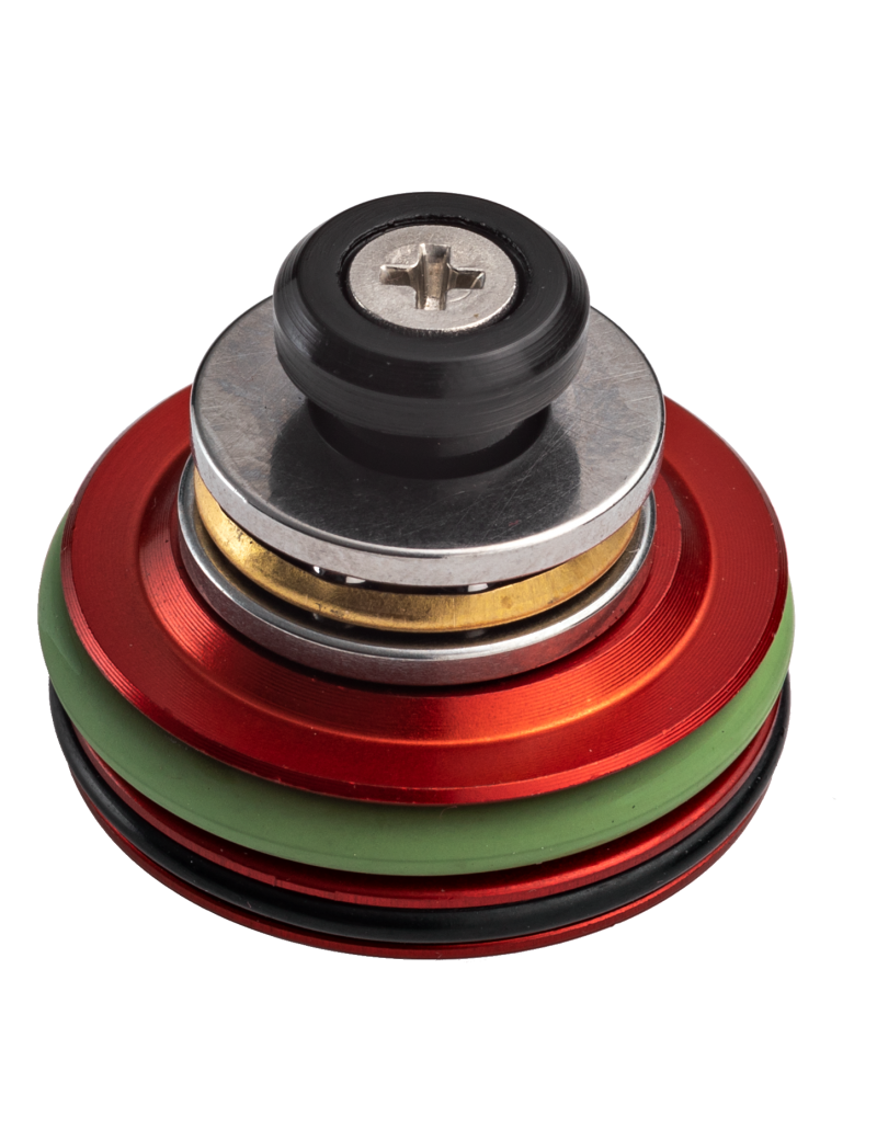 TESTA PISTONE CUSCINETTATA IN ERGAL CON DOPPIO OR ALLEGGERITA PER ALTA VELOCITA’ (TPAVN) TESTA PISTONE CUSCINETTATA IN ERGAL CON DOPPIO OR ALLEGGERITA PER ALTA VELOCITA’ (TPAVN)