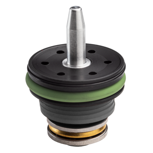 TESTA PISTONE AIR BRAKE CUSCINETTATA IN POM CON DOPPIO OR E REGOLAZIONE ANGOLO AGGANCIO PISTONE (TPAA) TESTA PISTONE AIR BRAKE CUSCINETTATA IN POM CON DOPPIO OR E REGOLAZIONE ANGOLO AGGANCIO PISTONE (TPAA)