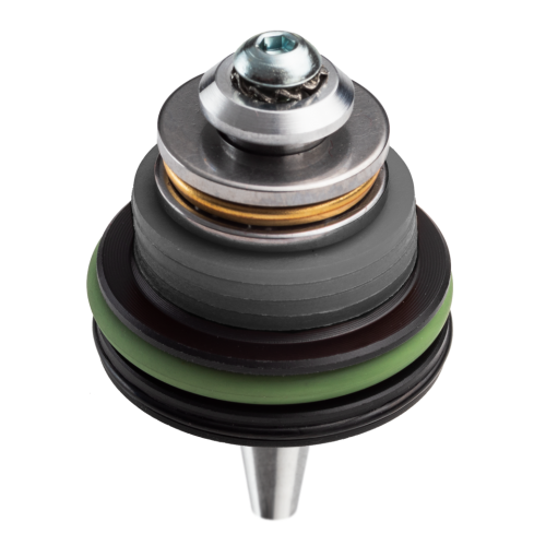 TESTA PISTONE AIR BRAKE CUSCINETTATA IN POM CON DOPPIO OR E REGOLAZIONE ANGOLO AGGANCIO PISTONE (TPAA)