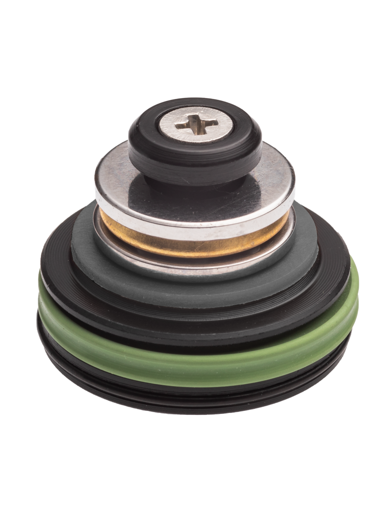 TESTA PISTONE CUSCINETTATA IN POM CON DOPPIO OR (XPPD)