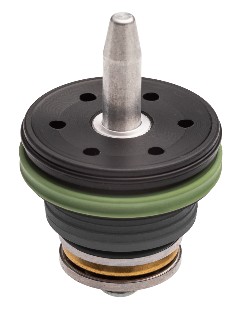 TESTA PISTONE AIR BRAKE CUSCINETTATA IN POM CON DOPPIO OR E REGOLAZIONE ANGOLO AGGANCIO PISTONE (XPAA) TESTA PISTONE AIR BRAKE CUSCINETTATA IN POM CON DOPPIO OR E REGOLAZIONE ANGOLO AGGANCIO PISTONE (XPAA)