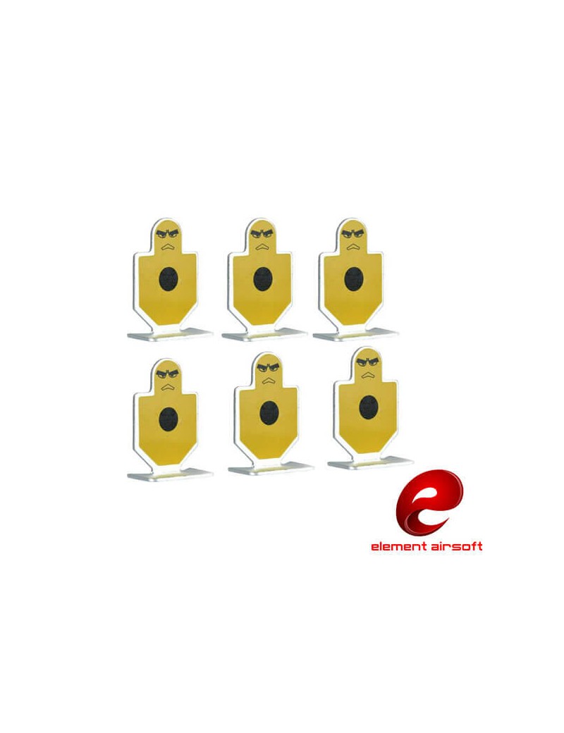KIT 6 BERSAGLI IN METALLO [EL-EX118]