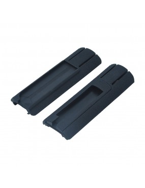 MP SET 2 20MM SLIDE COVER WITH REMOTE CONTROL POCKET BLACK [MP2004-B]