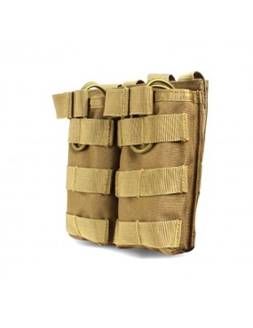 WOSPORT DOUBLE MAGAZINES POUCH TAN [WO-MG12T]