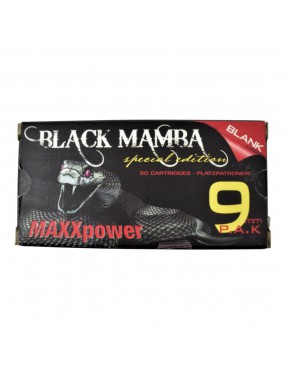 CARTUCHOS DE FOGUEO  POBJEDA CALIBRE 9MM BLACK MAMBA PARA DISPARO FRONTAL [PG-B173] 2