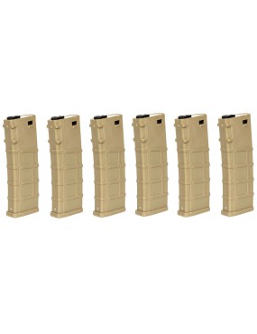 MID-CAP MAGAZIN 200 BB LONEX SET 6 TAN [LON-05-032505]