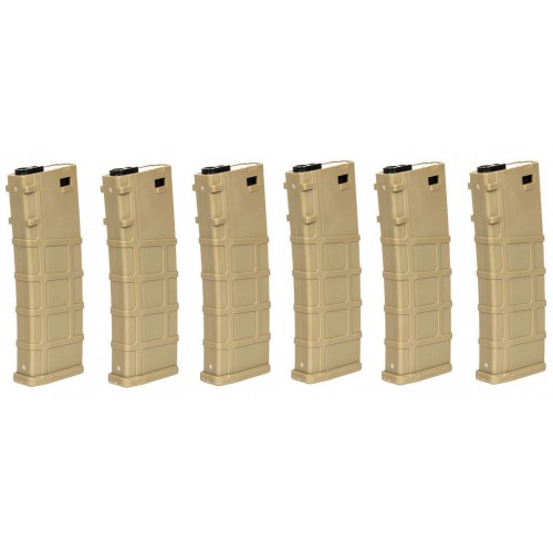 MID-CAP MAGAZIN 200 BB LONEX SET 6 TAN [LON-05-032505]