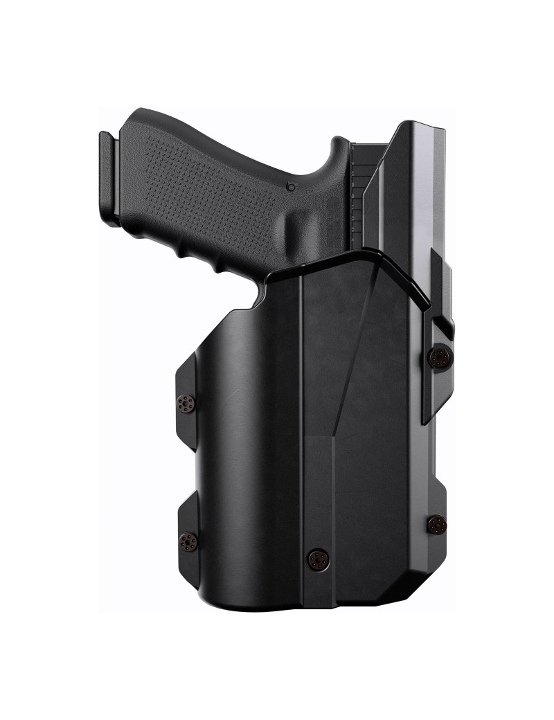 VEGA HOLSTER UNIVERSALHOLSTER MIT SICHERHEITSSTUFE 2 FÜR WAFFEN MIT TASCHENLAMPE ODER LASER [VUH899N]