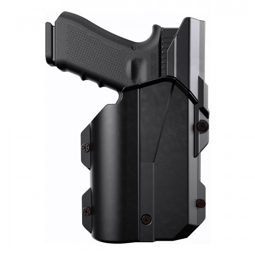 VEGA HOLSTER FUNDA UNIVERSAL CON SEGURO NIVEL 2 PARA ARMAS CON LINTERNA O LÁSER [VUH899N]