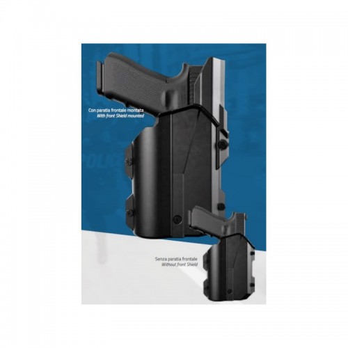 VEGA HOLSTER UNIVERSALHOLSTER MIT SICHERHEITSSTUFE 2 FÜR WAFFEN MIT TASCHENLAMPE ODER LASER [VUH899N]
