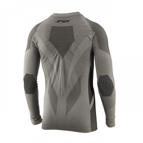 CAMISETA TÉRMICA XTECH SHARK MANGA LARGA GRIS [[MAGLIA SHARK]]