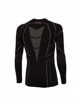 XTECH MAGLIA TERMICA RACE 3 GIROCOLLO DA +10 A -25 COLORE NERO [MAGLIA RACE 3 NERO] 2