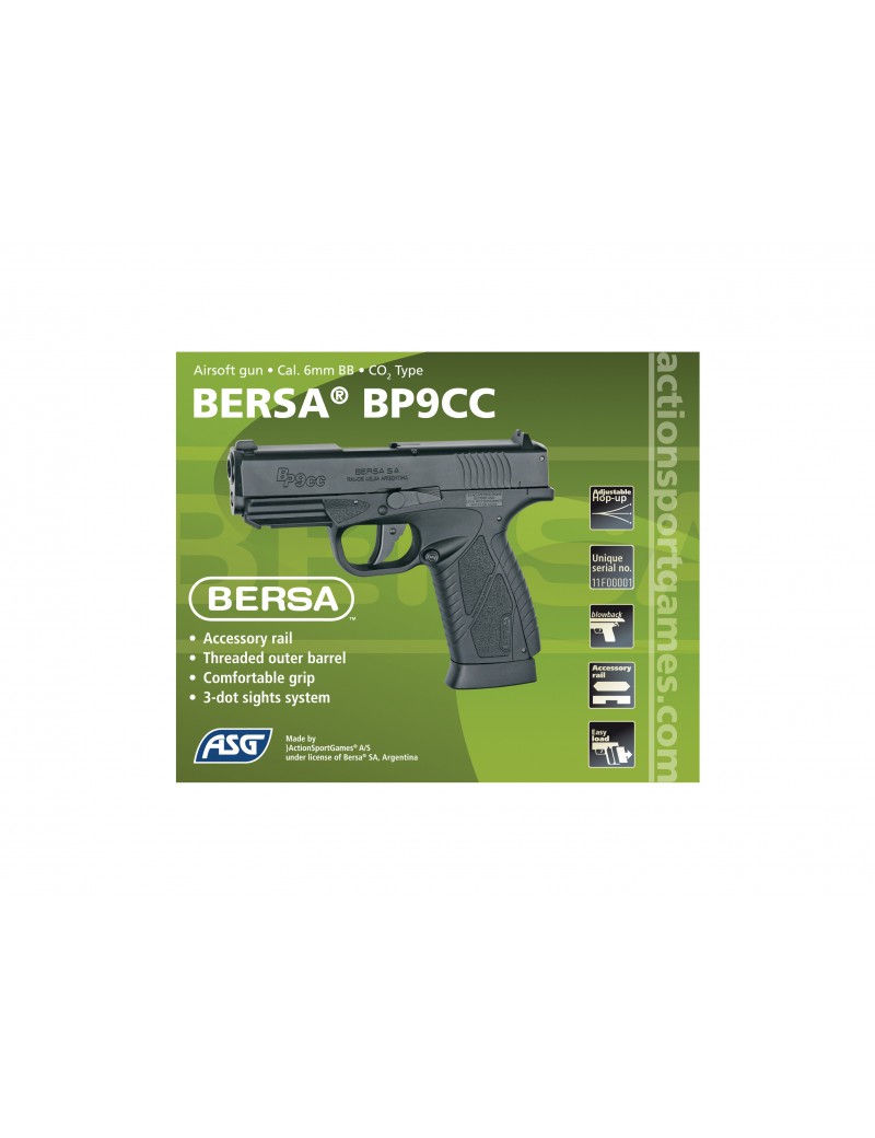 BERSA BP9CC CO2 GAS FULL METAL BLOWBACK FULL METAL [17308]