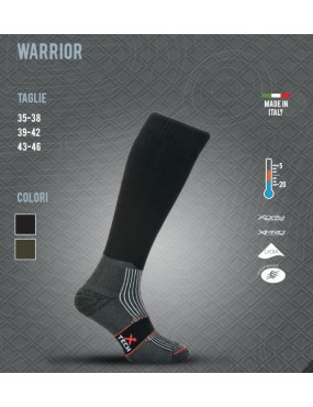 XTECH GRÜNE THERMALSOCKE WARRIOR VON -5 ° C BIS + 10°C [CALZA WARRIOR VERDE] 2
